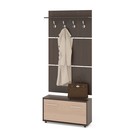 Настенная вешалка, 900 × 212 × 1460 мм, цвет венге - Фото 2