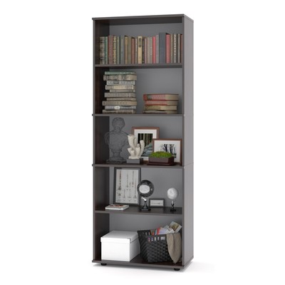 Стеллаж напольный «СОКОЛ. ШУ-20», 682×372×1827 мм, цвет венге