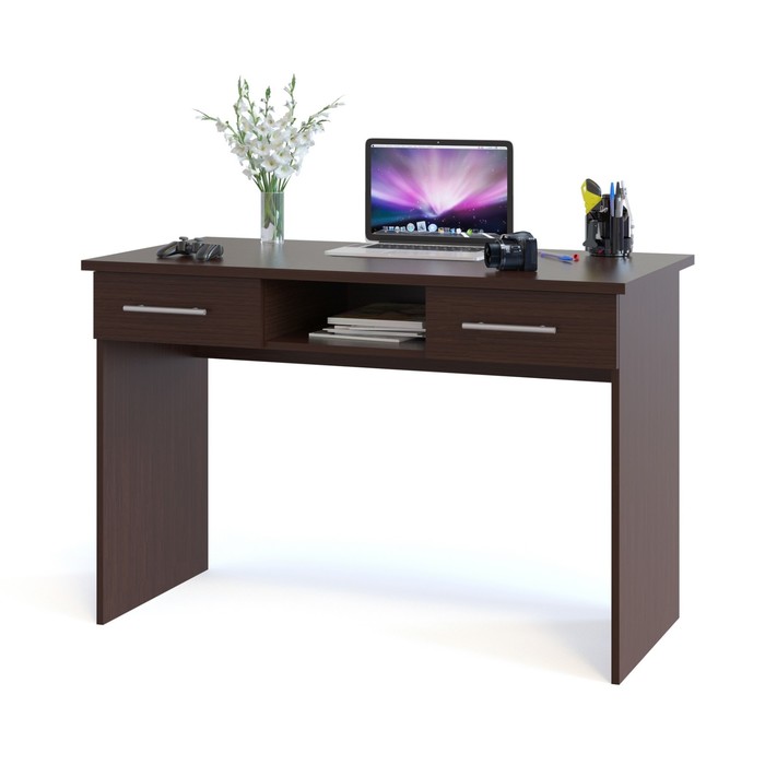 Письменный стол, 1200 × 600 × 790 мм, цвет венге