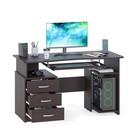 Компьютерный стол «СОКОЛ. КСТ-08.1 В», 1300×600×740 мм, цвет венге - Фото 2