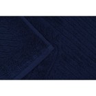 Полотенце для ног 50х70 см, темно-синий, 700 гр/м2 - Фото 3