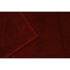 Полотенце для ног 50х70 см, шоколад, 700 гр/м2 - Фото 3