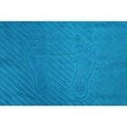 Полотенце для ног 50х70 см, бирюза, 700 гр/м2 - Фото 4