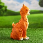 Садовая фигура "Забавный рыжий кот" 11х14х25см - Фото 3