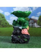 Садовая фигура - поилка из полистоуна «Лягушки на камне», 20×17×29 см 4197387