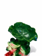 Садовая фигура - поилка из полистоуна «Лягушки на камне», 20×17×29 см - Фото 7