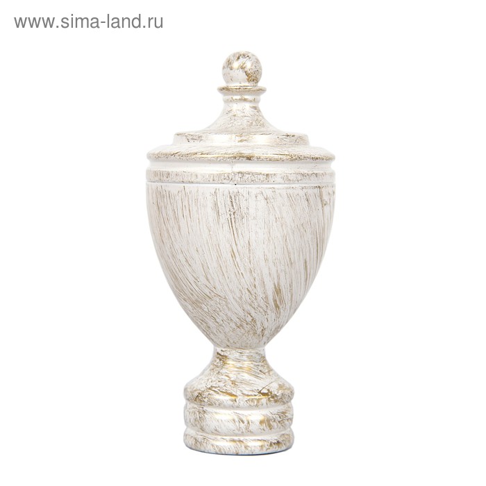 Наконечник «Ферзь», 2 шт., d=28 мм, цвет слоновая кость