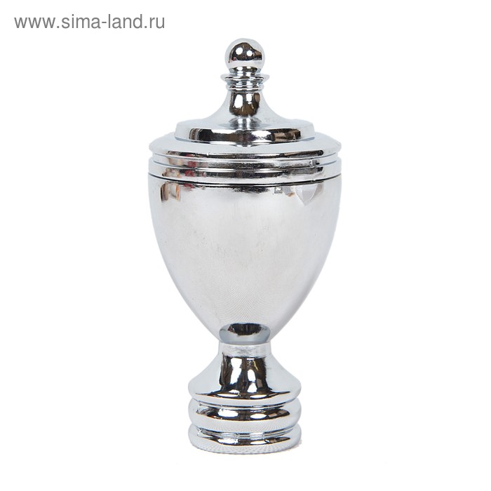 Наконечник «Ферзь», 2 шт, d=28 мм, цвет серебро глянец - Фото 1