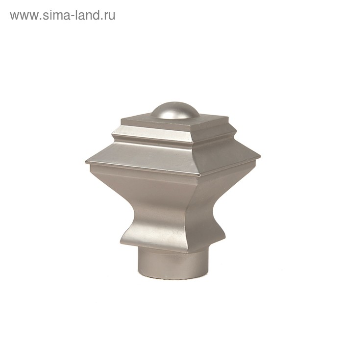 Наконечник «Ладья», 2 шт, d=28 мм, цвет сатин - Фото 1