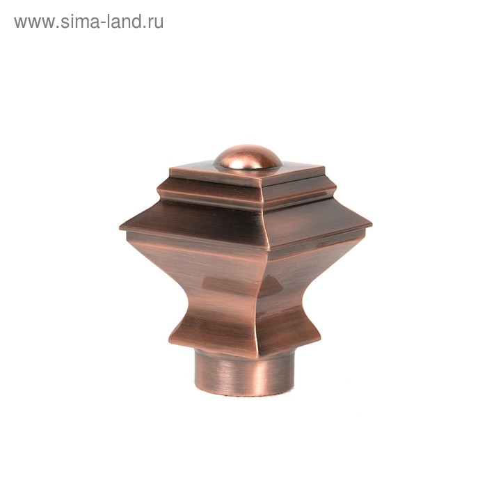 Наконечник «Ладья», 2 шт, d=28 мм, цвет медь - Фото 1