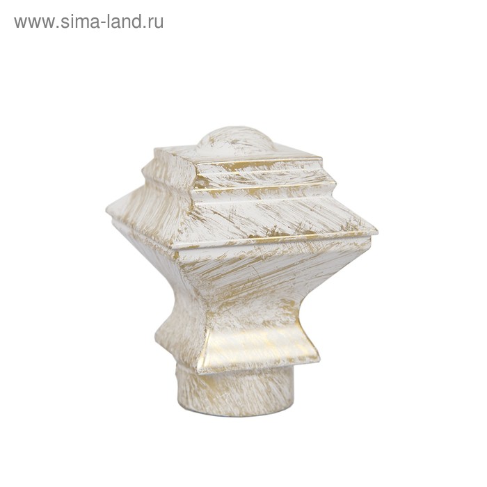 Наконечник «Ладья», 2 шт, d=28 мм, цвет слоновая кость - Фото 1