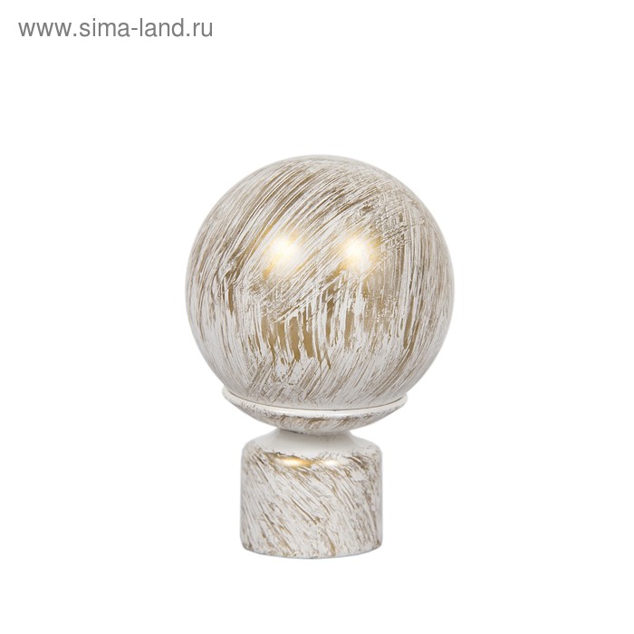 Наконечник «Пешка», 2 шт., d=28 мм, цвет слоновая кость