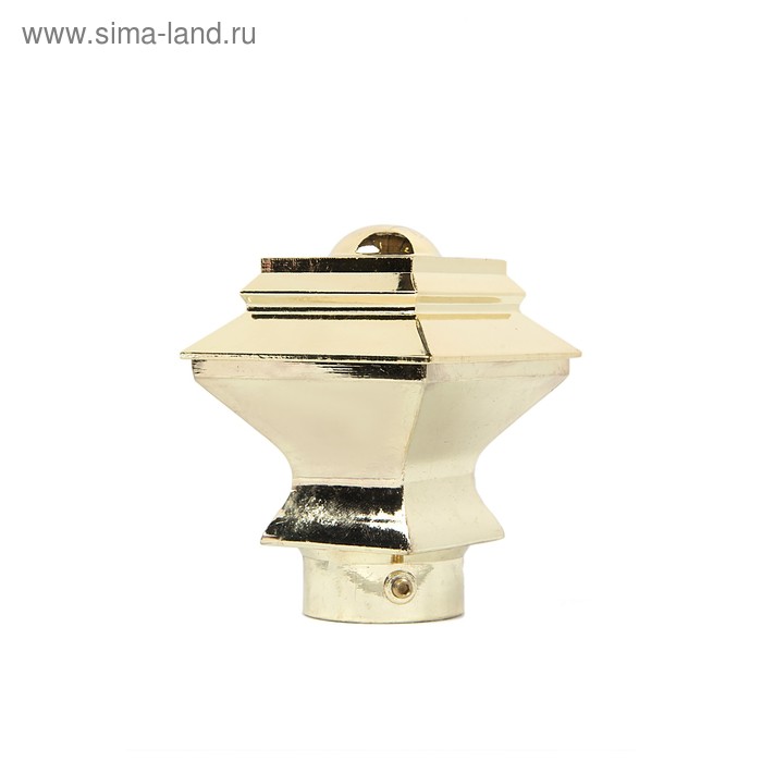 Наконечник «Ладья», 2 шт, d=28 мм, цвет золото глянец - Фото 1