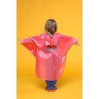 Плащ-дождевик детский с сумкой, цвет розовый, рост 98-110 см - Фото 3