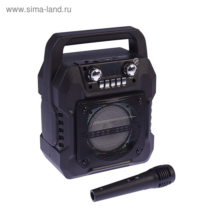 Портативная караоке система MAX MR-371, 9 Вт, FM, AUX, micro SD, USB, BT, Li-Ion 1200 мАч - Фото 1