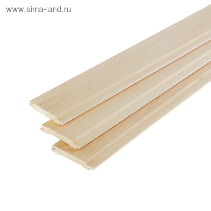 Вагонка для бани «Добропаровъ», липа, сорт ВС, 2500×88×15 мм, 2.2 м² - Фото 1