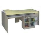 Кроватка - чердак детская Polini kids Simple 4000, с столом, с полками, 1407×800×1952 мм, цвет вяз/белый - Фото 6