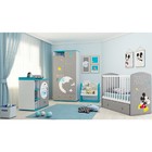 Шкаф двухсекционный Polini kids Disney baby «Микки Маус», цвет белый-серый - Фото 3