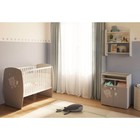 Комод пеленальный Polini kids French=1270, Teddy, белый-серый - Фото 4