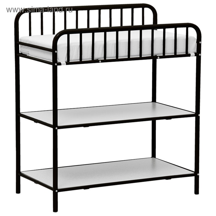 Столик для пеленания Polini kids Vintagе 1180 металлический, цвет чёрный - Фото 1