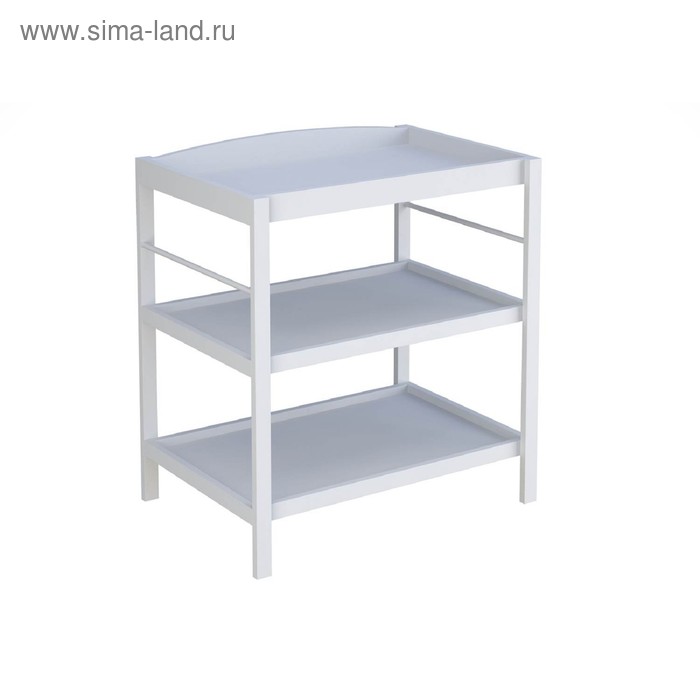Пеленальный столик Polini kids Simple 1080, 84×58×92.5 см, белый - Фото 1