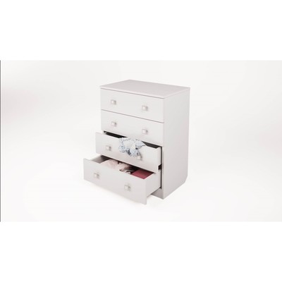 Комод Polini kids Simple c 4 ящиками, цвет белый