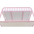 Столик для пеленания Polini kids Vintagе 1180 металлический, цвет розовый - Фото 5