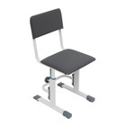 Стул для школьника регулируемый Polini kids City / Polini kids Smart L, цвет белый-серый - Фото 2