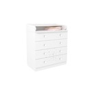 Комод пеленальный Polini kids French 1580, Teddy, цвет белый - Фото 1