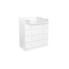 Комод пеленальный Polini kids French 1580, Teddy, цвет белый - Фото 2