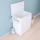 Комод пеленальный с ванночкой Polini kids Basic 3275, цвет белый - Фото 5