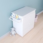 Комод пеленальный с ванночкой Polini kids Basic 3275, цвет белый - Фото 6