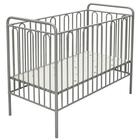 Детская кроватка Polini kids Vintage 110 металлическая, цвет серебро - Фото 3