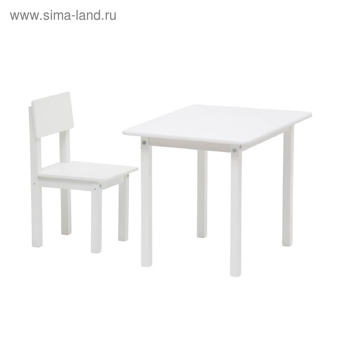 Комплект детской мебели Polini kids Simple 105 S, цвет белый - Фото 1