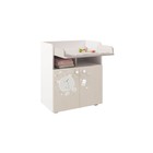 Комод пеленальный Polini kids French=1270, Teddy, цвет белый-дуб пастельный - Фото 2