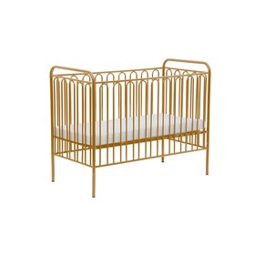 

Детская кроватка Polini kids Vintage 150 металлическая, цвет золотистый