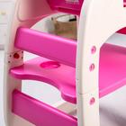 Стульчик для кормления Polini kids 460, цвет розовый - Фото 5