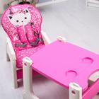 Стульчик для кормления Polini kids 460, цвет розовый - Фото 7