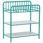 Столик для пеленания Polini kids Vintagе 1180 металлический, цвет бирюзовый - Фото 2