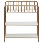 Столик для пеленания Polini kids Vintage 1180 металлический, цвет золотистый - Фото 4