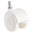 Комплект колесных опор, 4 шт., цвет белый - Фото 3