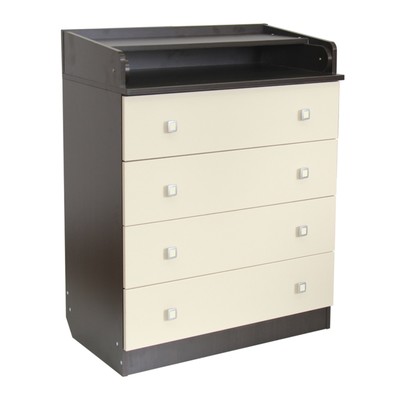 Комод пеленальный Фея 1580, цвет венге-бежевый