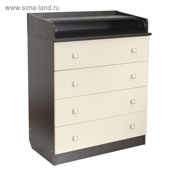 Комод пеленальный Фея 1580, цвет венге-бежевый - Фото 1