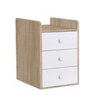 Кровать-трансформер Фея 1100, вяз-белая - Фото 3