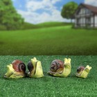 Садовая фигура "Улиточки" комплект 4шт, 13х7,5см - Фото 12