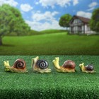 Садовая фигура "Улиточки" комплект 4шт, 13х7,5см - Фото 13