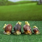 Садовая фигура "Улиточки" комплект 4шт, 13х7,5см - Фото 14