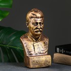 Бюст Сталина, бронза 12х24см - фото 110127607