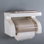 Держатель для туалетной бумаги с полочкой - Фото 2