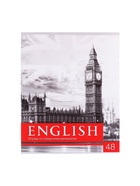 Предметная тетрадь по английскому языку Calligrata «Чёрное-белое», 48 листов, в клетку, со справочным материалом, бумажная обложка - Фото 7